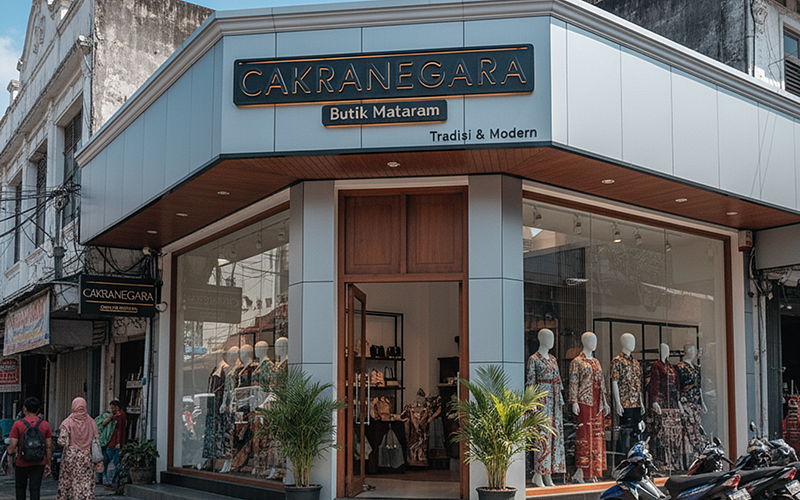 Pusat Niaga Cakranegara Cental Ekonomi Kota Mataram
