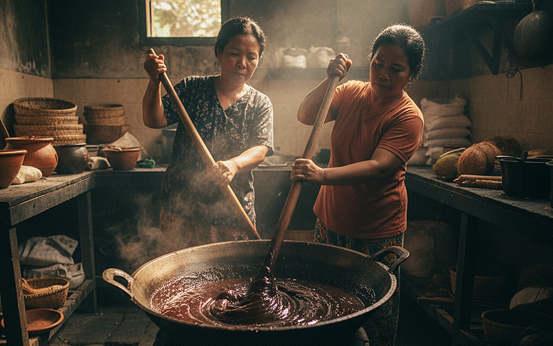 Dodol Rumput Laut, Potensi Pendukung Pariwisata Dari Ampenan